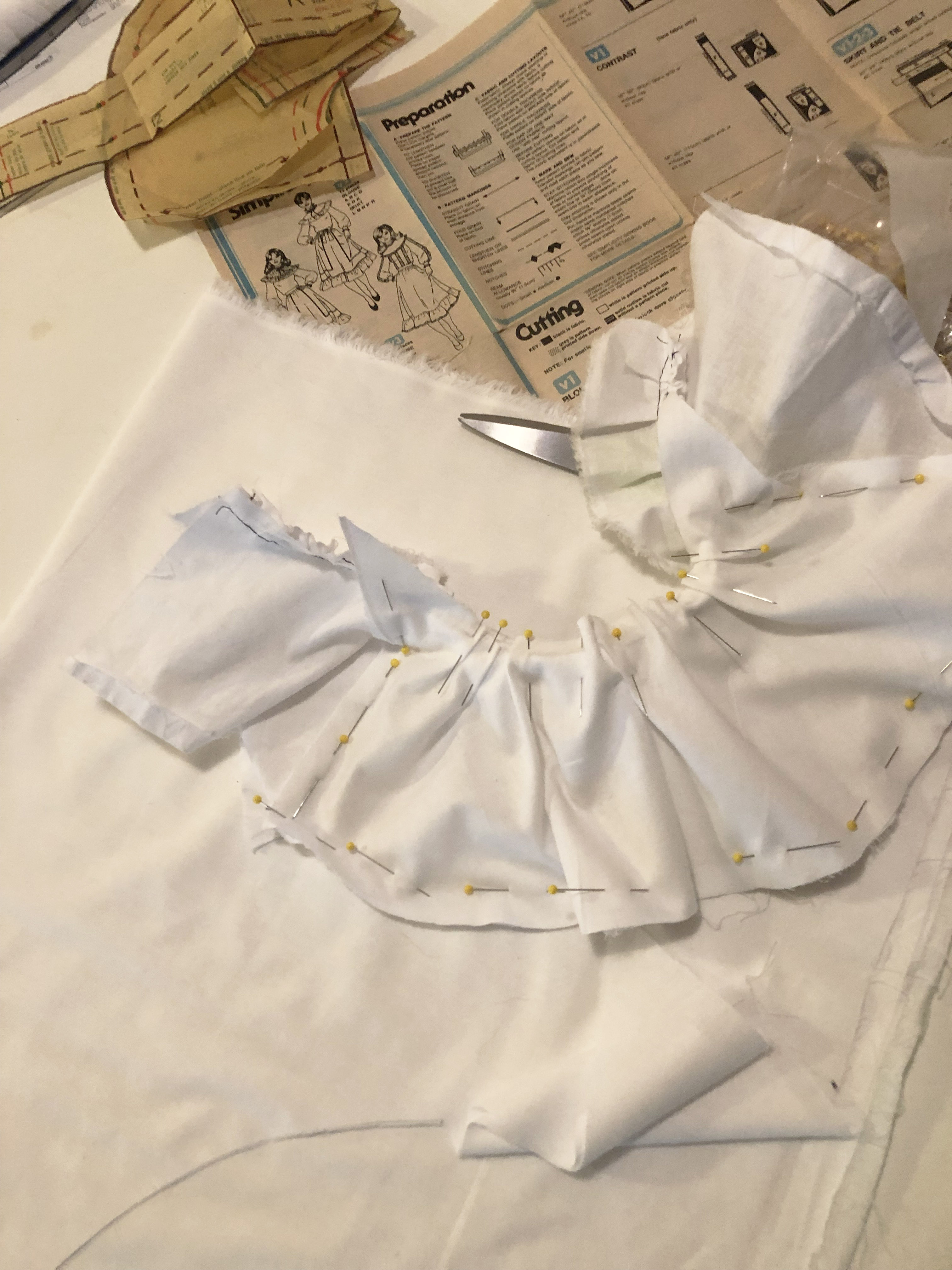 A Mockup of the silk blouse